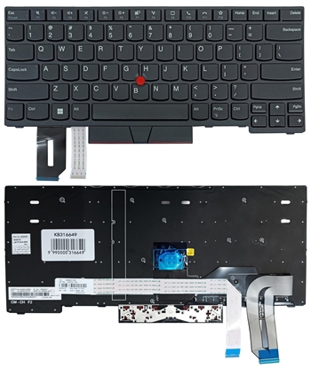 Picture of Keyboard LENOVO Thinkpad P14s, with trackpoint, US