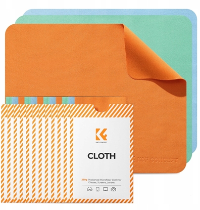 Attēls no Kf 12x ciereczka Mikrofibra 250g Do Czyszczenia Kamery Optyki Aparatu Okularów / Kf08.087