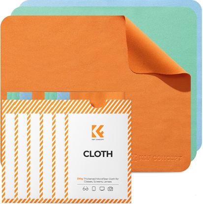 Attēls no Kf 6x ciereczka Mikrofibra 250g Do Czyszczenia Kamery Optyki Aparatu Okularów / Kf08.086