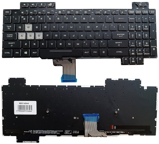 Picture of Klawiatura Asus Klaviatra ASUS Rog Strix Scar GL504 z podwietleniem RGB US