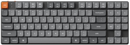 Attēls no Klawiatura Keychron K13 Max QMK/VIA Hot Swap Low Profile Gateron Mechanical (K13M-H1)