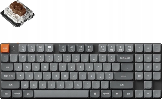 Picture of Klawiatura Keychron K13 Max QMK/VIA Hot Swap Low Profile Gateron Mechanical (K13M-H3)