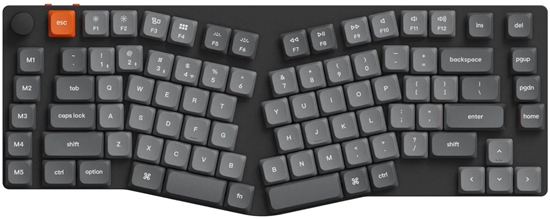 Picture of Klawiatura Keychron K15 Max Alice Layout Hot Swap Low Profile Gateron Mechanical (K15M-H3)