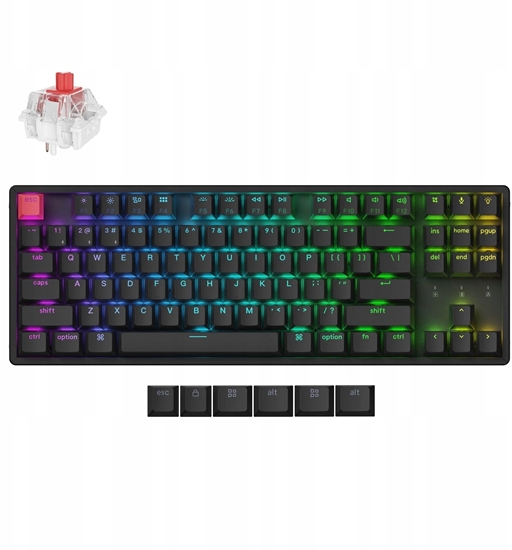 Picture of Klawiatura Keychron K8 QMK V2 Keychron Super Red (K8X-J1)