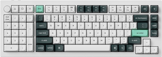 Изображение Klawiatura Keychron Q12 HE Gateron Double-Rail Magnetic Nebula (Q12H-P1)