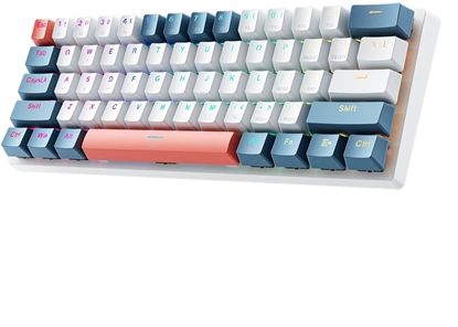 Attēls no Klawiatura Klawiatura gamingowa Machenike K500-B61 przewodowa mechaniczna podwietlana Red Switch - biao-niebieska