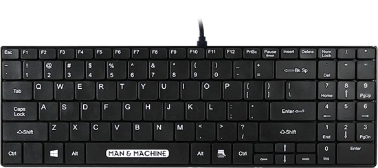 Picture of Klawiatura Man&Machine It's Cool Keyboard niskoprofilowa klawiatura (czarna)