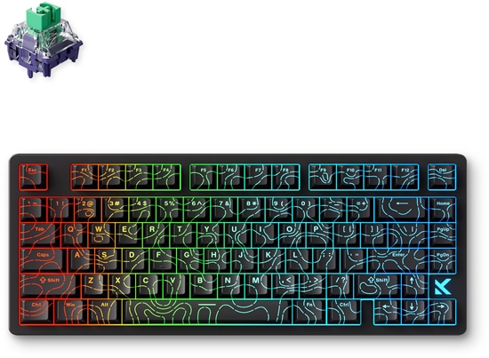 Изображение Klawiatura MCHOSE Jet 75 Kailh Magnetic God Switch (HW-Jet75-10)