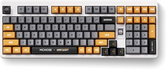 Picture of Klawiatura MCHOSE UT98 x Unbox Therapy Outemu Silent Peach V3 (HW-UT98-4)