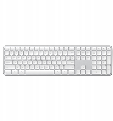 Attēls no Klawiatura Satechi Klawiatura bezprzewodowa Satechi Slim EX3 Bluetooth do trzech urzdze z przecznikiem trybu Mac/Windows (silver)