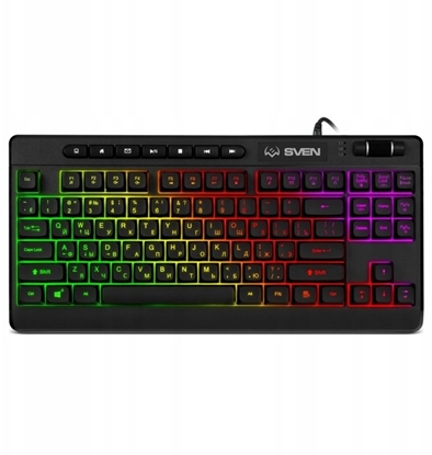 Attēls no Klawiatura Sven SVEN KB-G8200 klawiatura podwietlana rosyjski ukraiski cyrylica USB