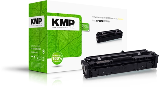 Изображение KMP Toner schwarz ersetzt HP W 2210 A No. 207 A