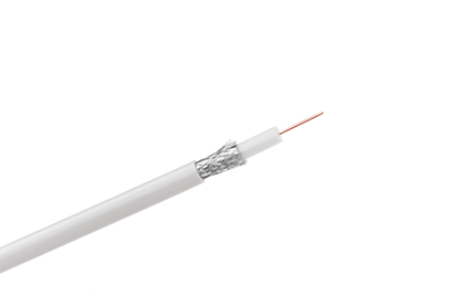 Attēls no Koaksiālais vara kabelis,  RG6U, iepakojums 100m, balts SAT9590 CABLETECH