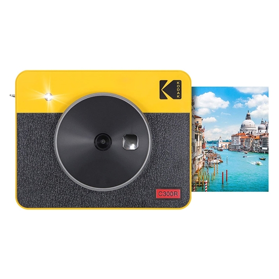 Picture of Kodak Mini Shot 3 Square Retro Instant Camera and Printer Yellow