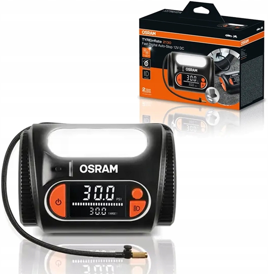 Picture of Kompresor samochodowy Osram Osram TyreInflate 2130 | Kompaktowy akumulatorowy kompresor | 12V