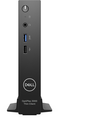 Изображение Komputer Dell Dell OptiPlex 3000 Thin Client TPM Celeron N5105 8GB 64GB eMMC Integrated 65W Verti Stand WLAN Mouse ThinOS 3Y ProSpt