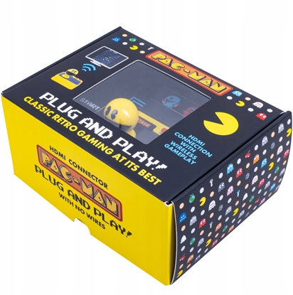 Attēls no Konsola Gra Tv Retro Arcade Pac-man Plug & Play Bezprzewodowa Pad Kontroler / 320119