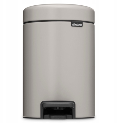 Attēls no Kosz na mieci Brabantia BRABANTIA kosz na mieci z pedaem NewIcon 3 l Soft Grey 252181 (8710755252181)