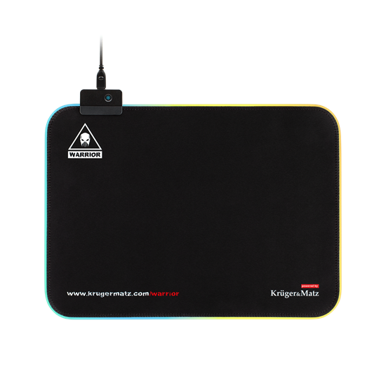 Изображение Kruger & Matz Warrior Mouse pad with 7 color LED light 350x2503mm