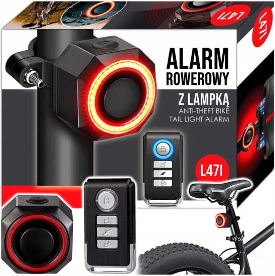Picture of L47I ALARM ROWEROWY WIATA TYLNE