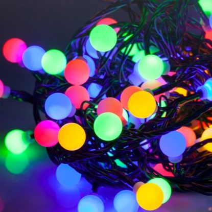 Изображение Lampki choinkowe Rebel 100 LED kolorowe