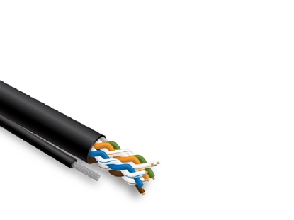 Изображение LAN Datortīklu kabelis, INSTALL BASE CAT5E FTP ārdarbu montāžai ar Trosi / 305m