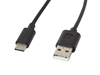 Изображение Lanberg | USB Type-A to USB Type-C 2.0 Cable, 1.8 m | CA-USBO-10CC-0018-BK | USB Type-A to USB Type-C