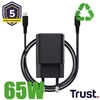 Picture of Lādētājs Trust Maxo Ultra-small 65W GaN USB-C Black + 2m cable