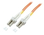 Attēls no LC/UPC-LC/UPC savienotājkabelis MultiMode OM2 50/125, Duplex, LSZH Orange, 1m