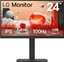 Изображение LCD Monitor|LG|23.8"|Business|Panel IPS|1920x1080|16:9|100 Hz|5 ms|Swivel|Pivot|Height adjustable|Tilt|24BA650-B
