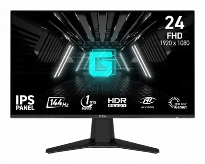Изображение LCD Monitor|MSI|G242L E14|23.8"|Gaming|Tilt|Matte|Panel IPS|1920x1080|16:9|144Hz|1 ms|Colour Black|G242LE14