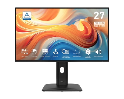 Изображение LCD Monitor|MSI|PRO MP275PG E14|27"|Business|Panel IPS|16:9|144 Hz|1 ms|Speakers|PROMP275PGE14