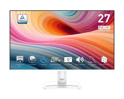 Attēls no LCD Monitor|MSI|PRO MP275W E2|27"|Business|1920x1080|16:9|120 ??|1 ms|Speakers|PROMP275WE2