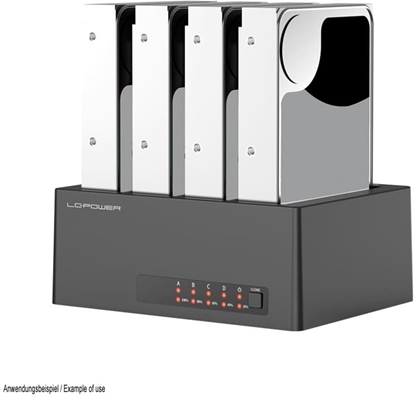 Attēls no LC-Power LC-DOCK-U3-4B-V2 HDD docking station