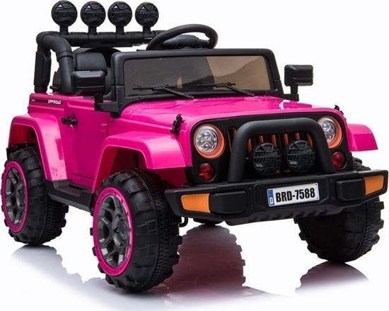 Изображение Lean Cars Auto na Akumulator Jeep BRD-7588 Róowy 4x4
