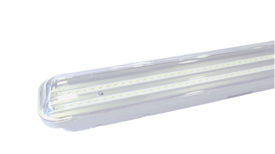Picture of LED armatūra 50W 130lm/w 4000K IP65 1550x130x95mm. Caurspīdīgs vāks.
