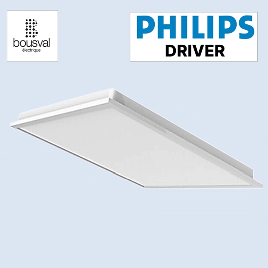 Picture of LED panelis. 600x600mm, 40W, 4000K (izgriezumam 595x595x34mm) balts rāmis ar Philips barošanas bloku