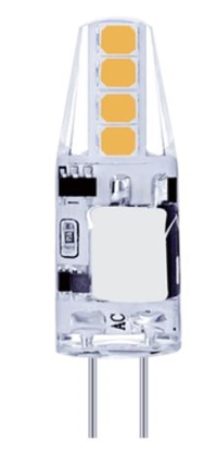 Attēls no LED SPULDZE 2W 150lm 360° G4 3000K   D10.2 mm/H 38mm 12V