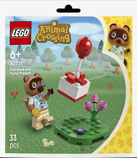 Изображение LEGO Animal Crossing Tom Nook i latajcy prezent (30731)