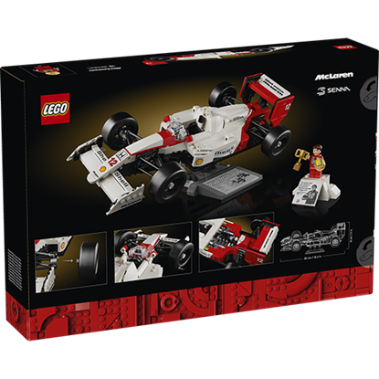 Attēls no LEGO Icons - McLaren MP4/4  and  Ayrton Senna (10330)