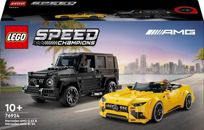 Изображение LEGO Speed Champions 76924 Mercedes-AMG G 63 i Mercedes-AMG SL 63