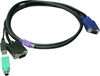 Picture of Level One LevelOne ACC-3202 tastatūras video peles (KVM) kabelis Melns 3 m