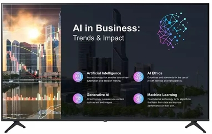 Attēls no LG | Digital Signage | 65PK640S0LB | 65 " | Landscape | 16/7 | webOS | Wi-Fi | 300 cd/m² | 1000000:1 | 8 ms
