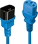Picture of Lindy 2m C14 to C13 Extension Cable, blue