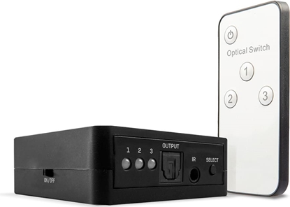 Attēls no Lindy 3 Port TosLink (Optical) Digital Audio Switch