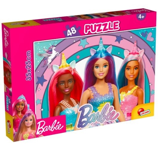 Picture of Lisciani LISCIANI BARBIE PUZZLE M-PLUS 48 - MAGIC UNICORN