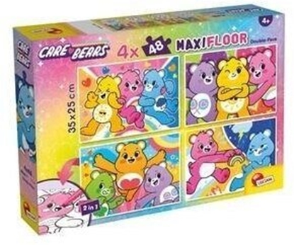 Attēls no Lisciani Troskliwe misie puzzle podogowe 4x48