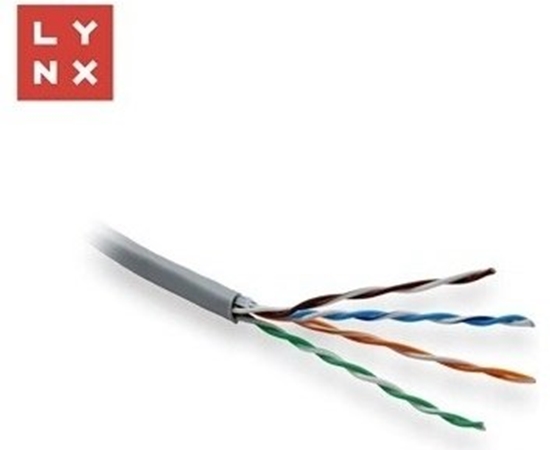 Picture of Lynx CS LYNX UTP kabel Cat5e LSOH miedziowany wewntrzny szary box 305m