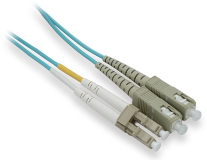 Изображение Lynx CS Patchcord wiatowodowy, duplex, MM, OM3, LC/SC, 50/125µm, 1m (LX-DPX-LC/SC-OM3-1)