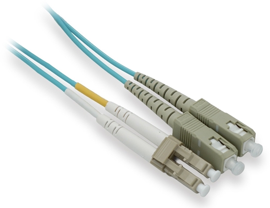 Изображение Lynx CS Patchcord wiatowodowy, duplex, MM, OM3, LC/SC, 50/125µm, 3m (LX-DPX-LC/SC-OM3-3)
